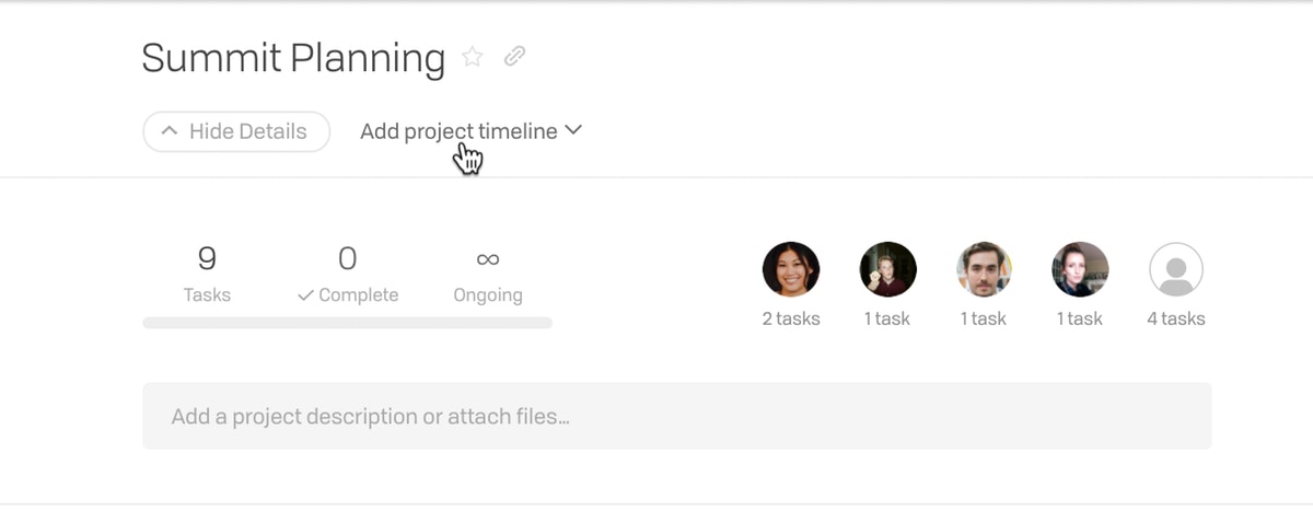 Project Timelines New 1