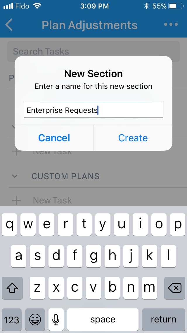 Sections Ios 6 1