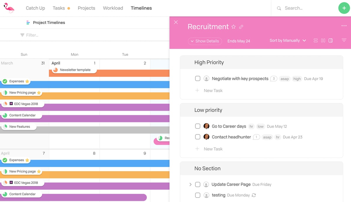 Project Timelines Calendar 4 1