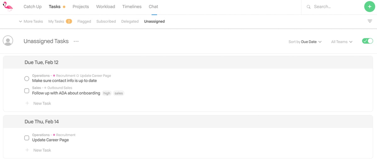 Tasks View 6