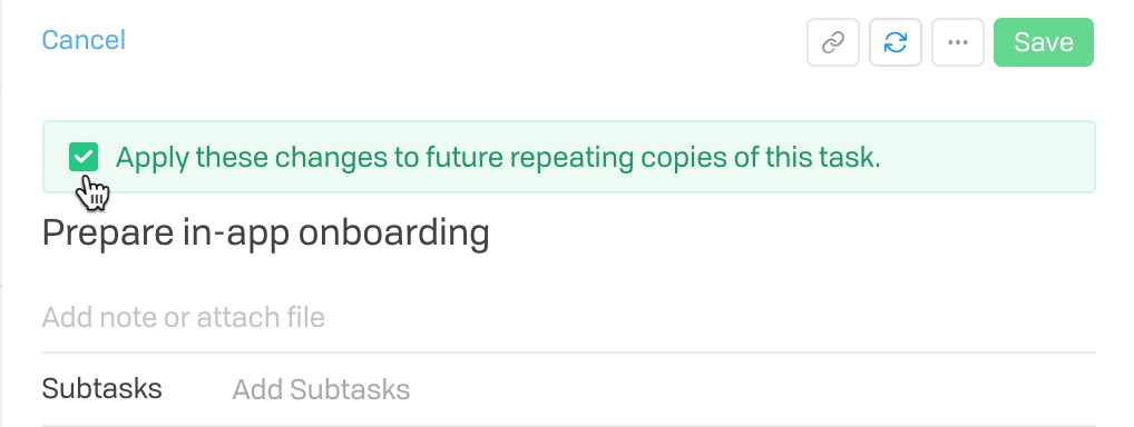 Repeating Tasks New 4