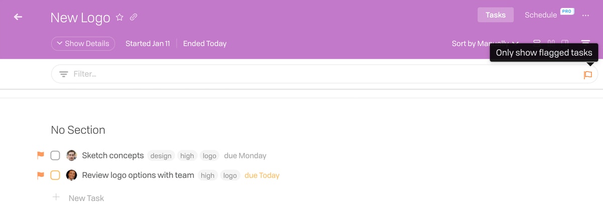 Flagging Tasks New 4