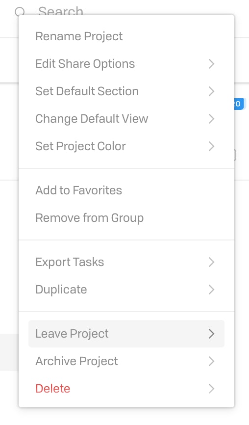 Leaving Projects New 1