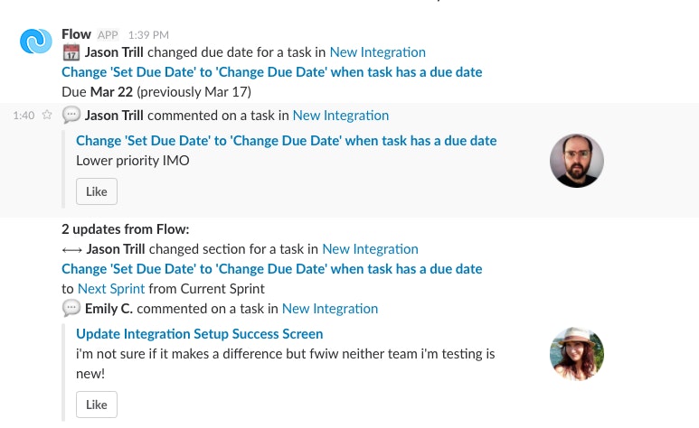 Slack Project Updates 2