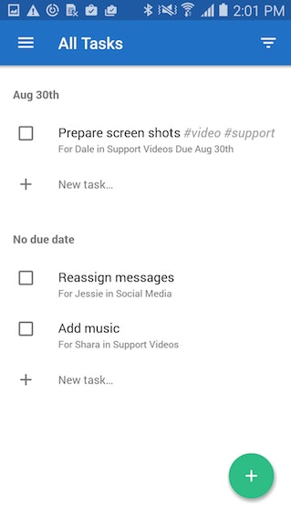 Android Tasks 1