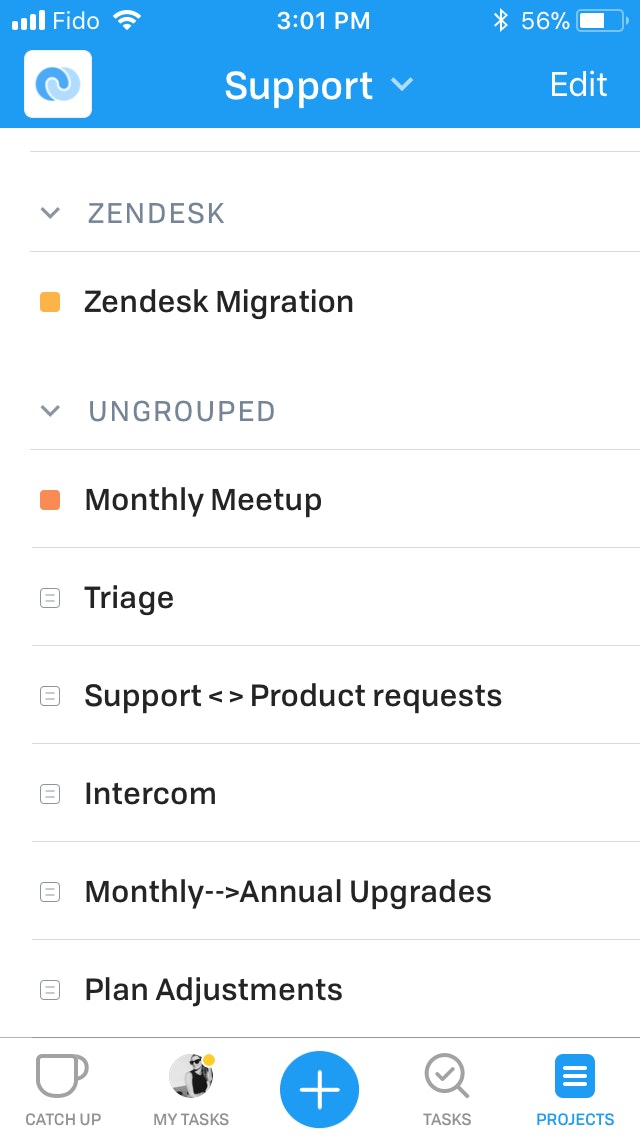Sections Ios 2 1