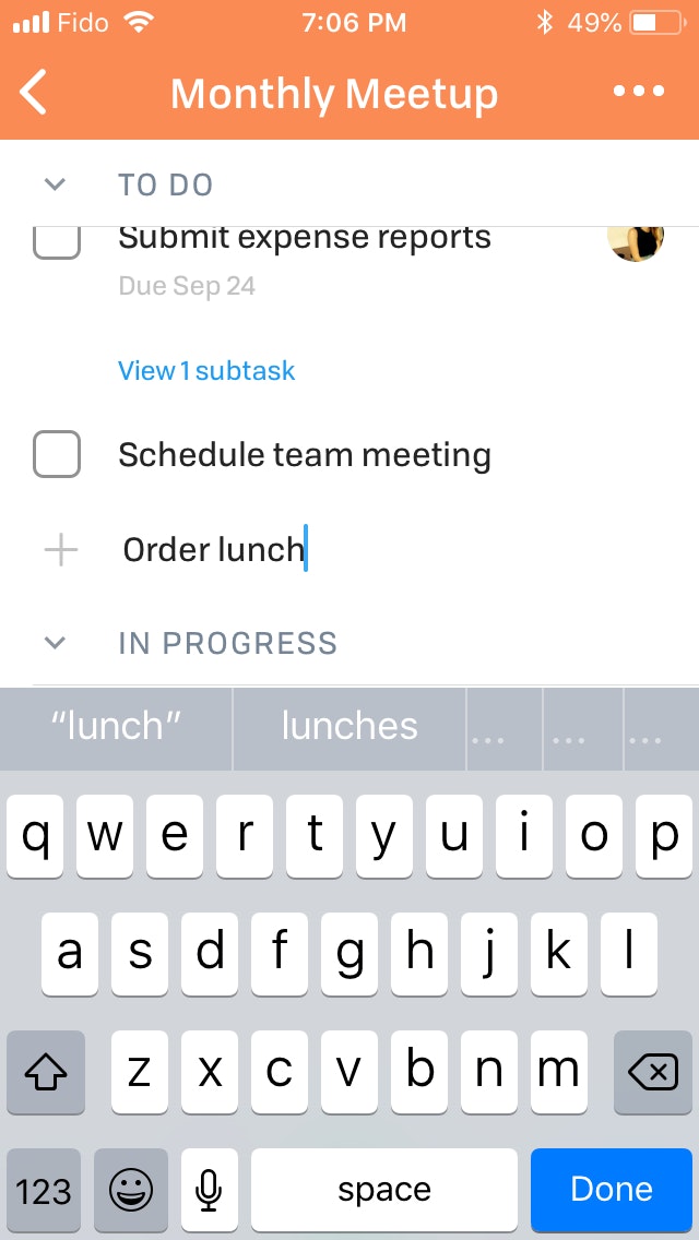 Creating Tasks Ios 8