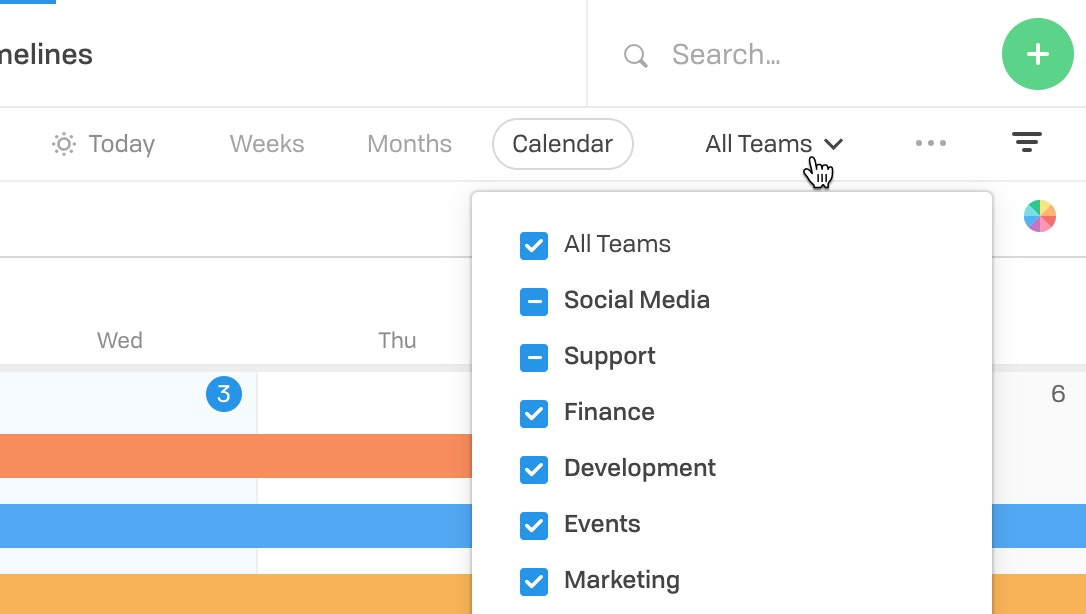 Project Timelines Calendar 6 1