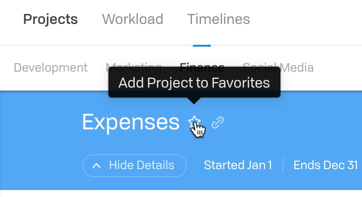 Favouriting Projects New 1 1