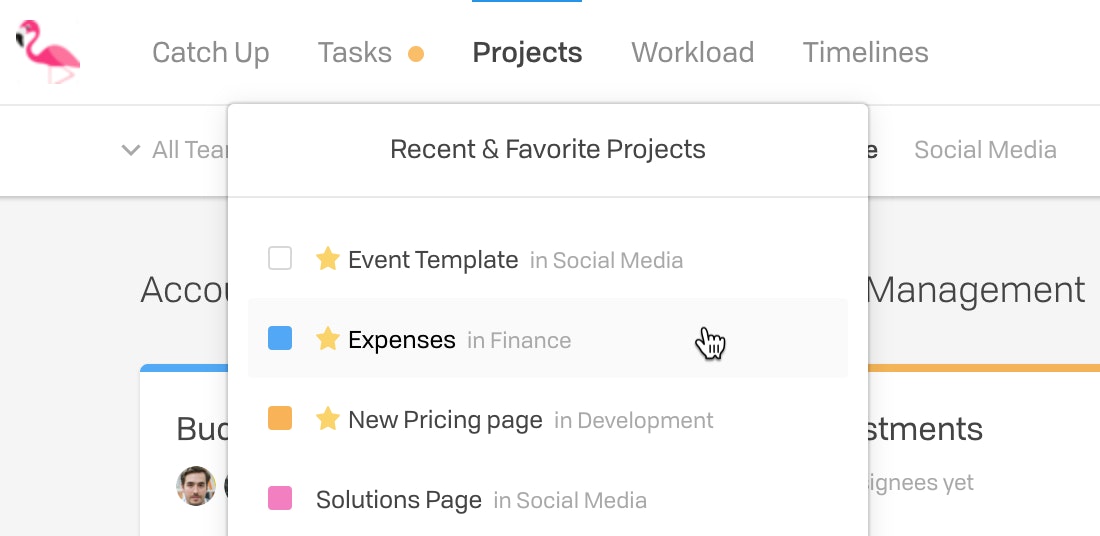 Favouriting Projects New 3 1
