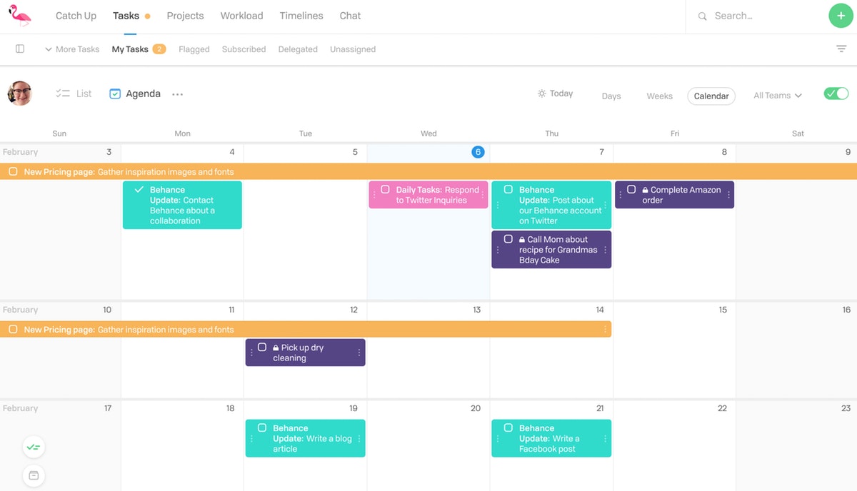 Tasks View 2
