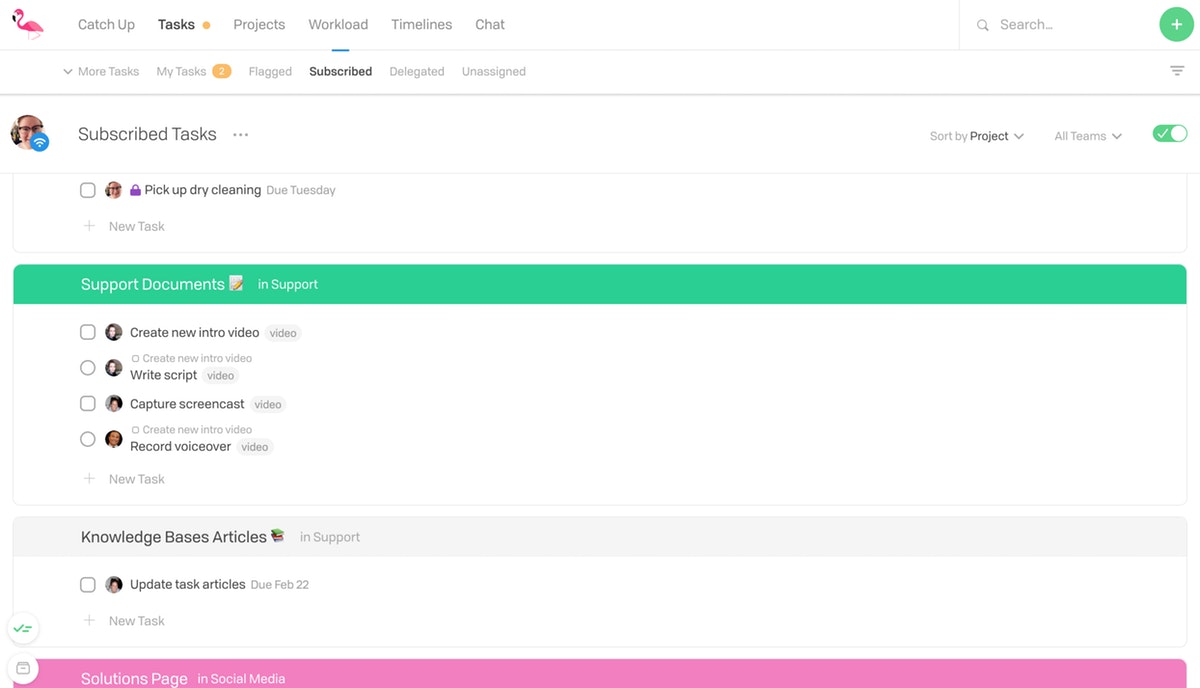 Tasks View 4
