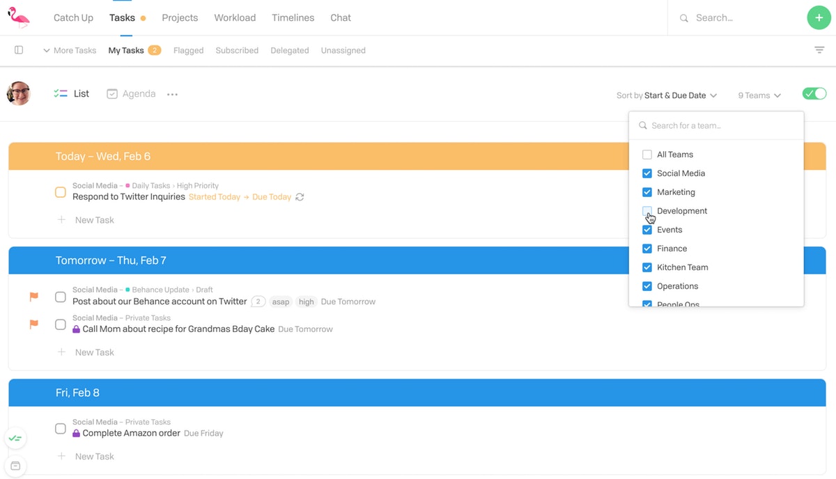 Tasks View 7